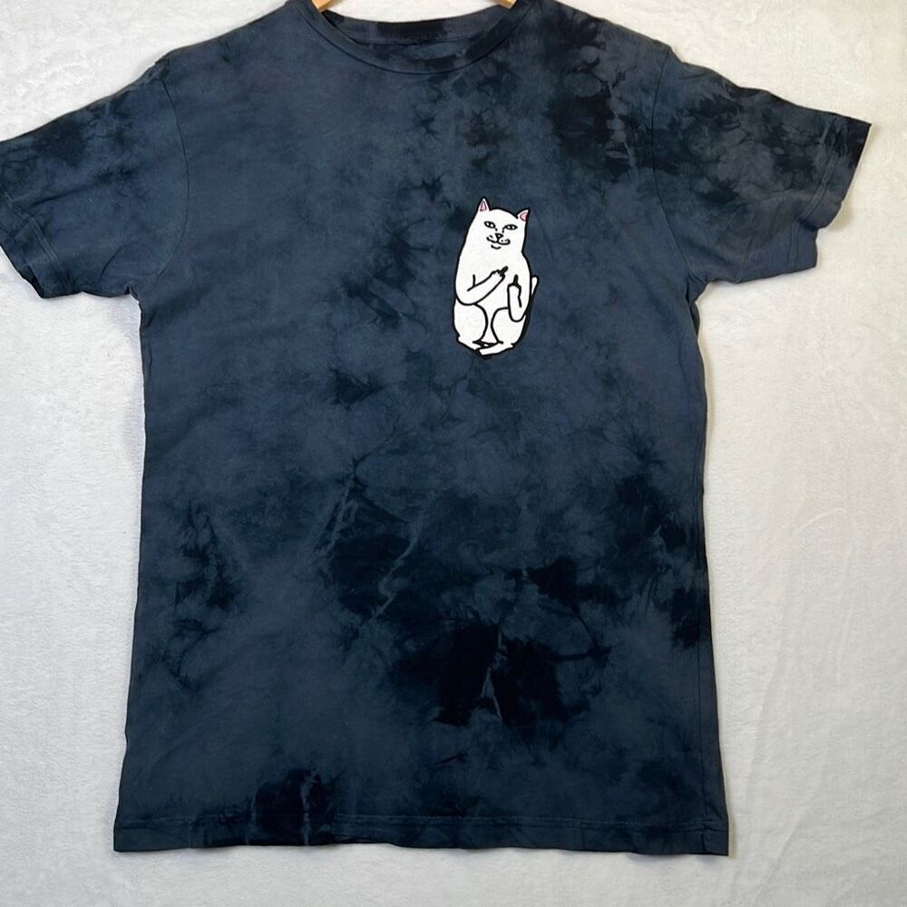 Ripndip middle finger cat T-shirt NWOT‎